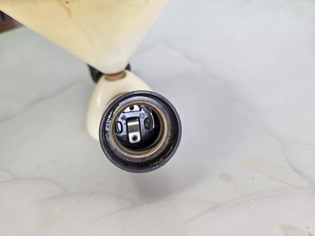 Vintage glass ceiling light / ceiling lamp