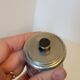 Vintage silver metal table salt shaker and pepper shaker Italy Raimond