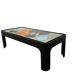 Vintage ceramic coffee table / Coffee table with rounded corners