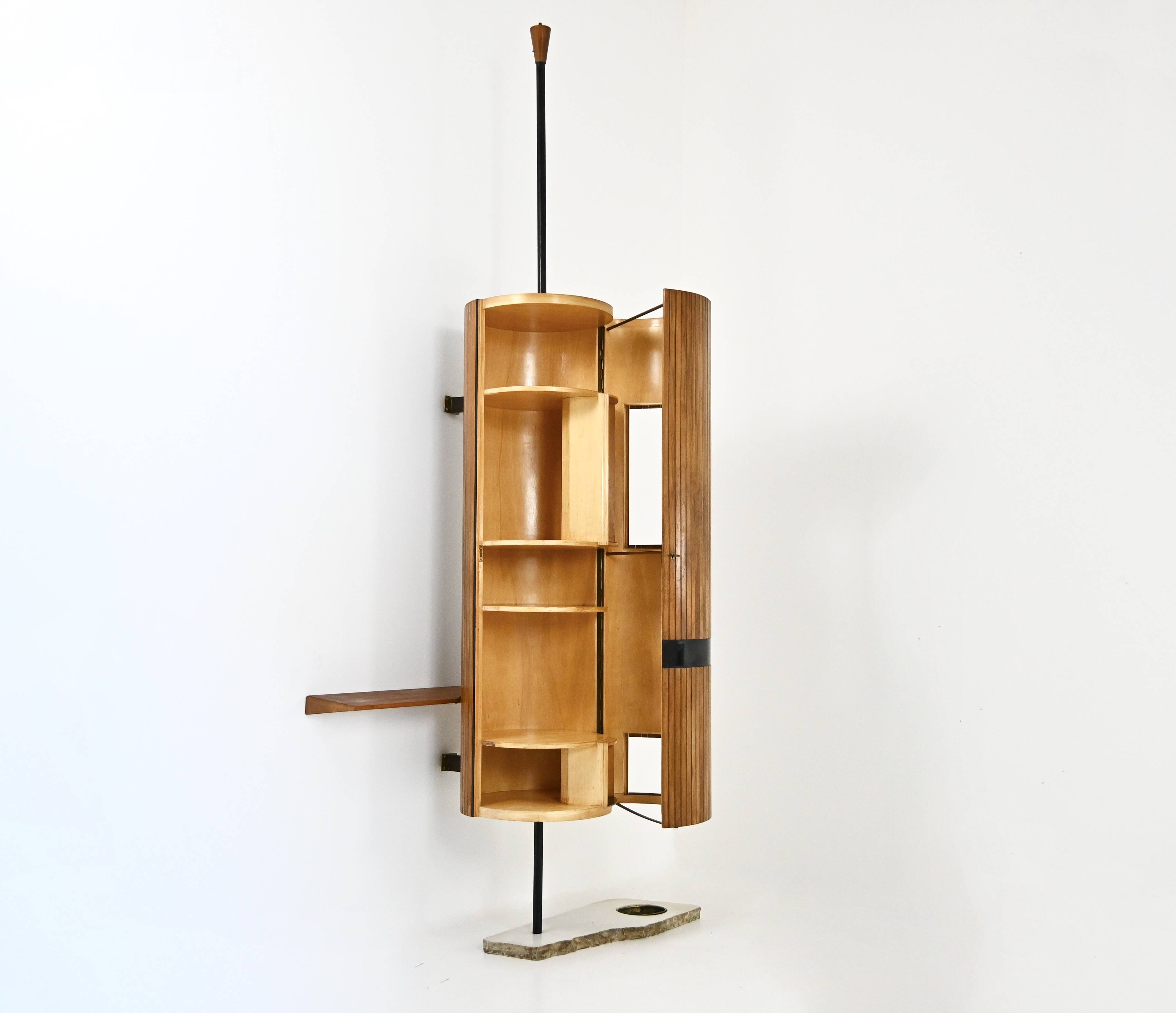 Italian wall library by Vittoriano Viganò, 1960s