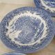 Churchill / Deep plates in English porcelain