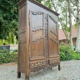 Louis XV Period 18th Century Oak Lorraine Wardrobe