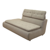Canapé beige, design italien, années 1980, fabriqué en Italie