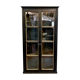 Vitrine noire. Travail d’ébéniste, XXe siècle
