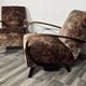Paire de fauteuils de Jindrich Halabala, années 1940