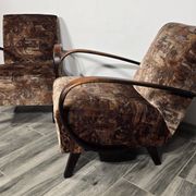 Paire de fauteuils de Jindrich Halabala, années 1940