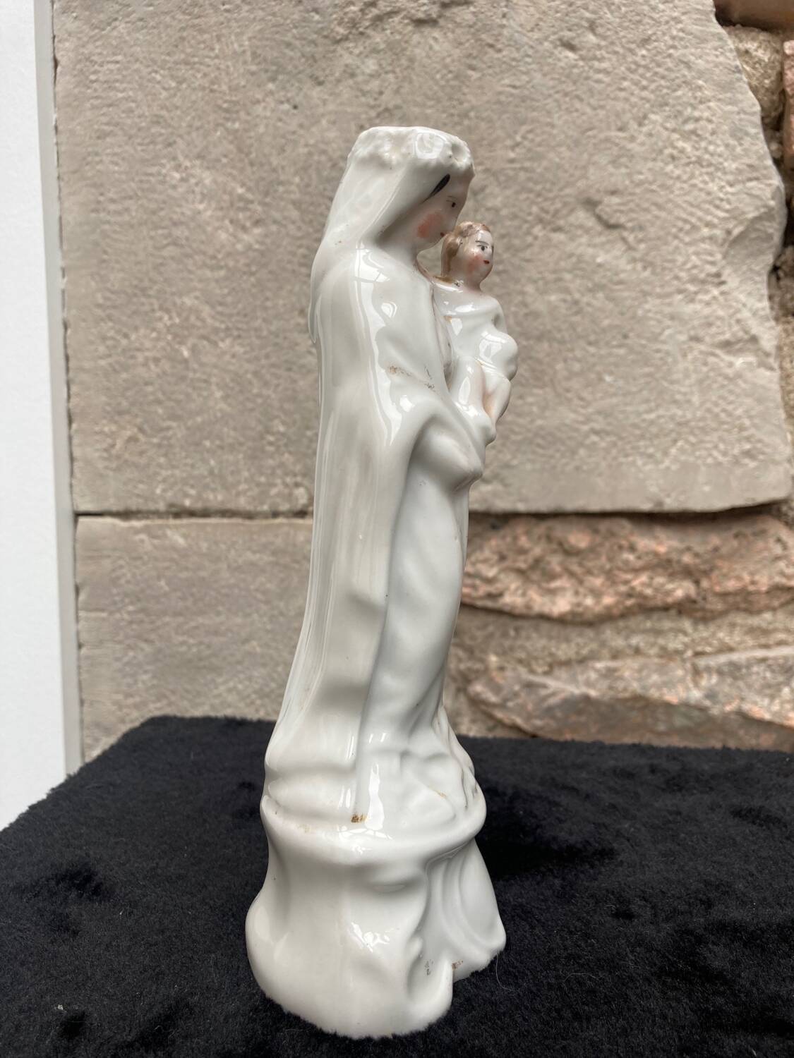 Virgin and Child, 19th century porcelain