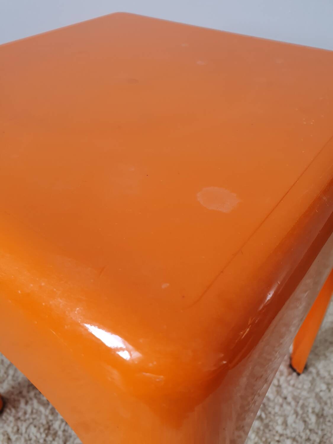 Ami square plastic stool 1960