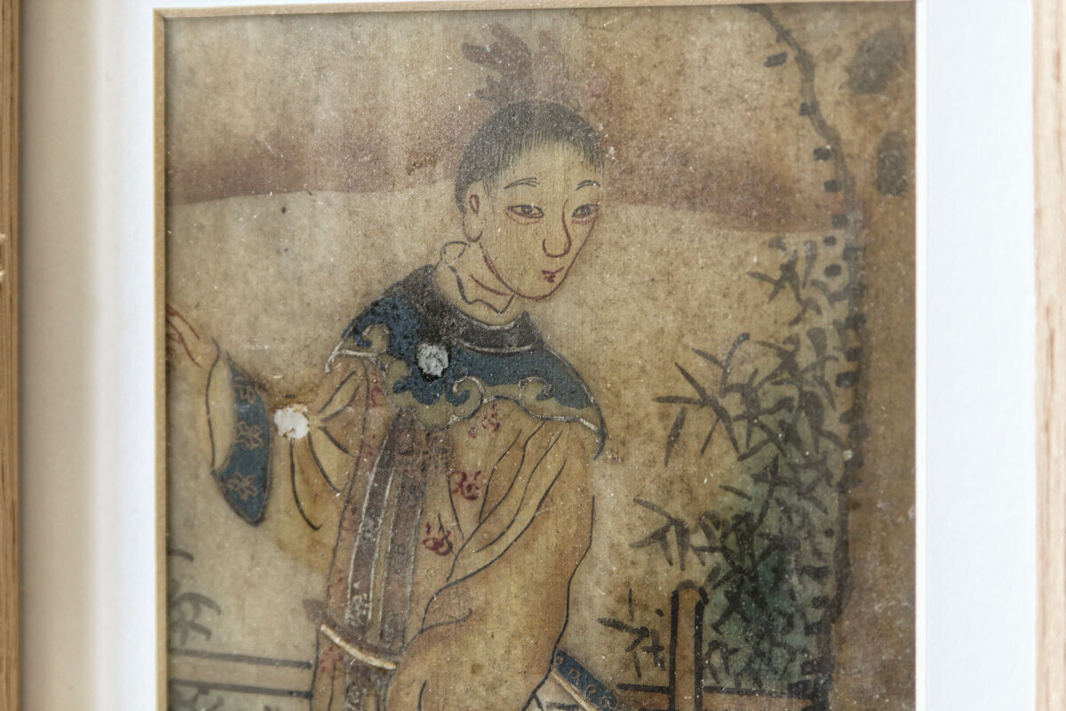 Alabaster paintings, China, 19th century