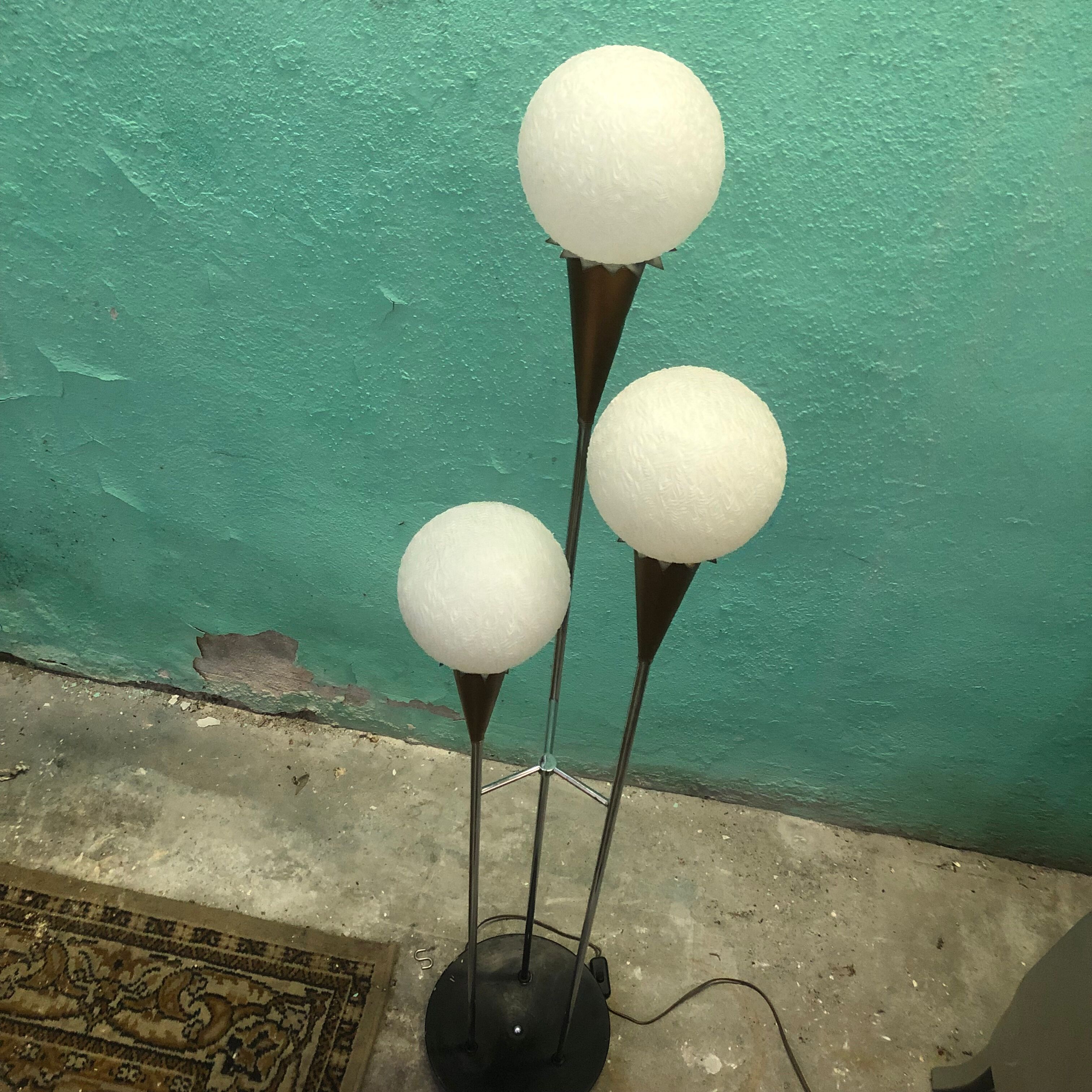 Lampadaire vintage des années 60