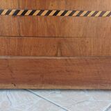 Inlaid walnut entryway sideboard