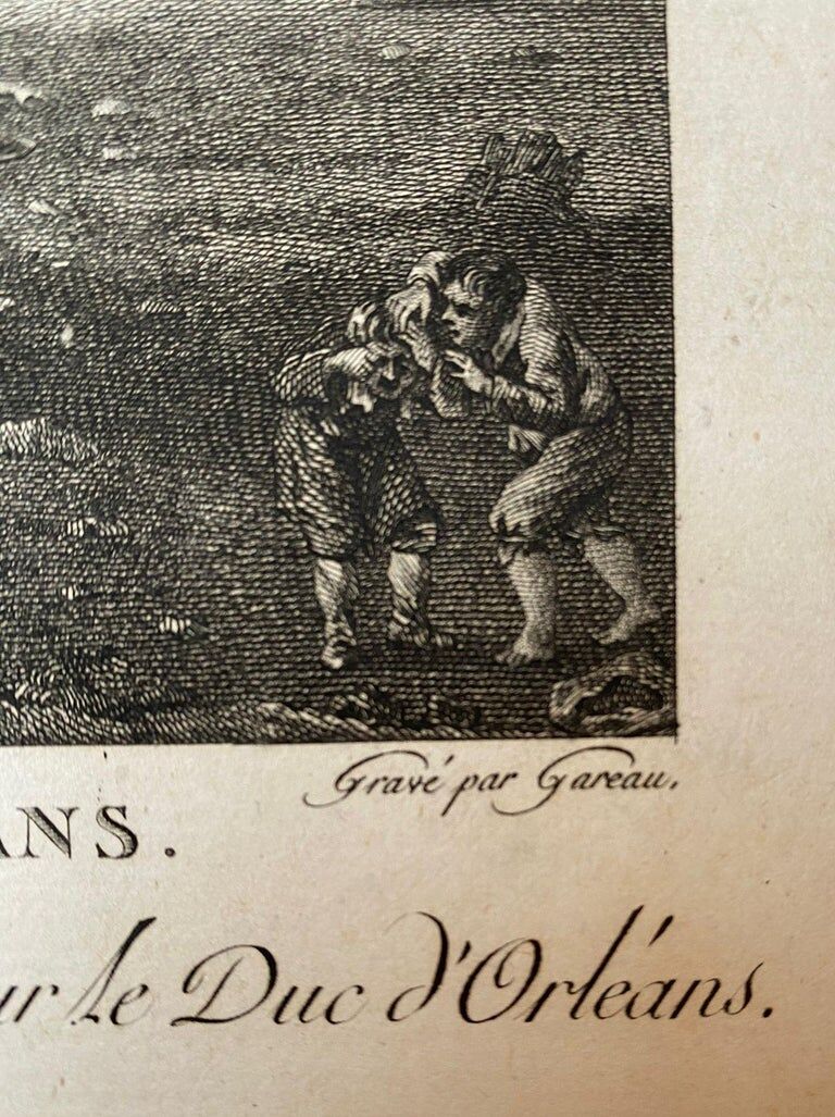 Pieter Van Laer, The Children, engraving, eighteenth century