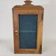 Wood art nouveau style medicine cabinet