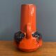 Orange Fat Lava vase by C.J Kreutz model 219 1960s West Germany Pottery