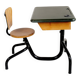 Desk One Place by Jean Prouvé, France 1940