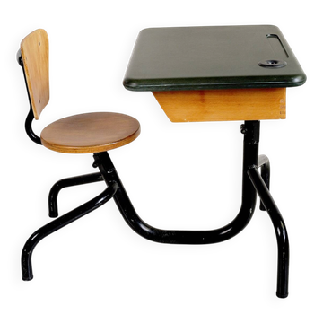Desk One Place by Jean Prouvé, France 1940
