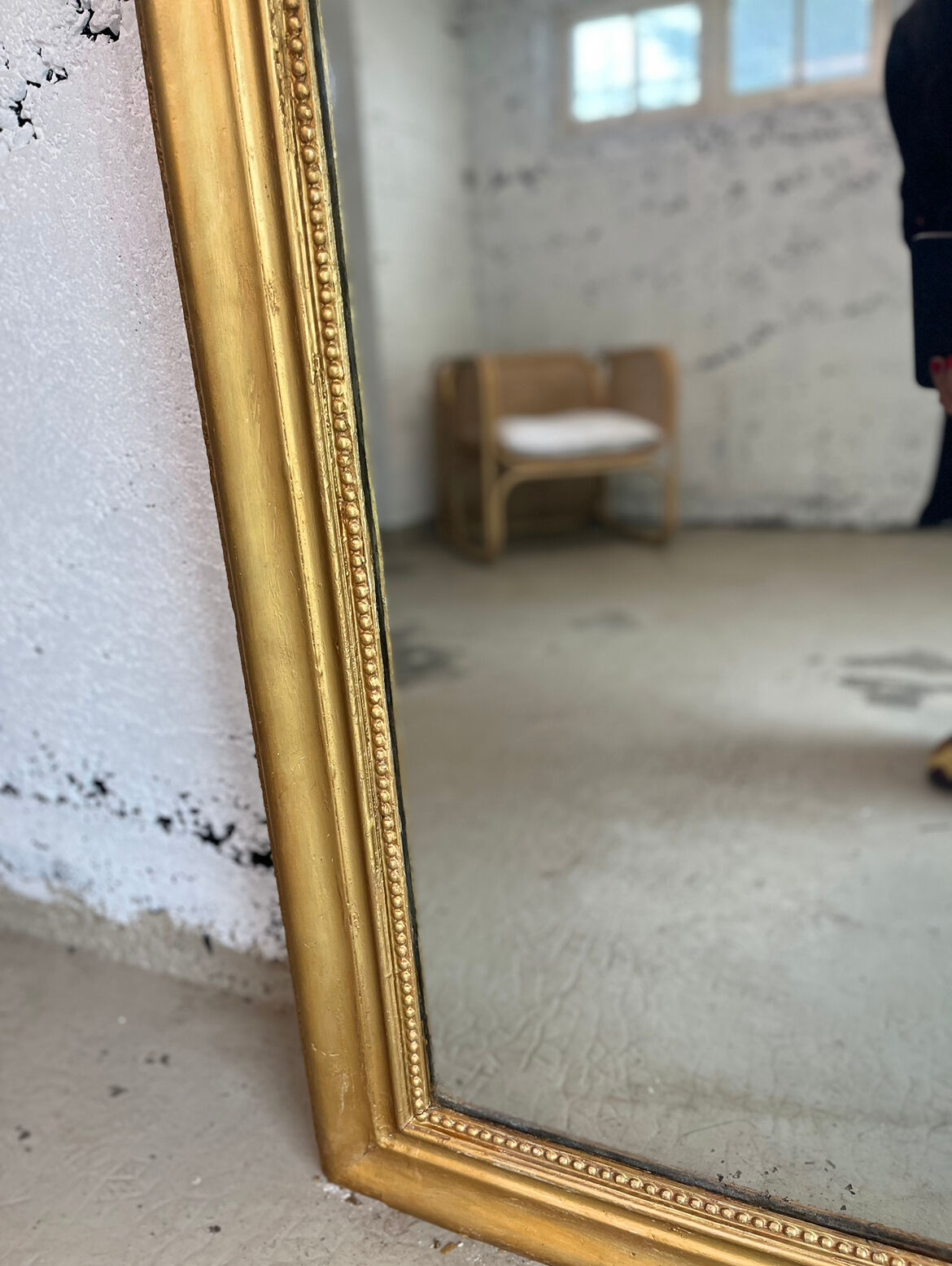 Old mirror golden mercury 160x111