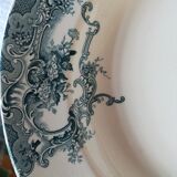 10 plates earthenware Boch Brothers