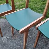 Suite de 4 chaises vintage