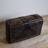 Old wooden spice box