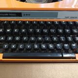 Machine à écrire silver reed 280 fast spacer orange qwertz