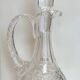 Carafe en cristal taillé