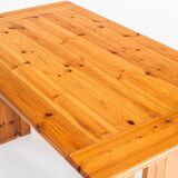 Dining table designed by Silvio Coppola for Fratelli Montina. Italy, 1970s