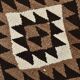 3x11 Kilim Cream & Brown Tribal Kilim Runner Rug, 99x322Cm