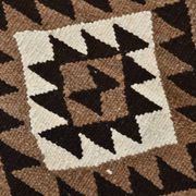 3x11 Kilim Cream & Brown Tribal Kilim Runner Rug, 99x322Cm
