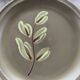 6 petites assiettes a dessert peintes a la main, Atelier du Revernay,