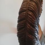 Wooden merry-go-round horse or fairground carousel