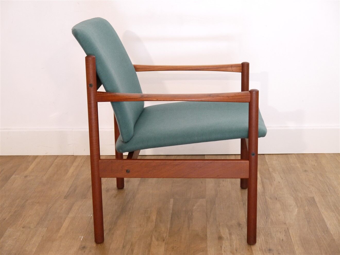 Vintage Scandinavian teak armchair 1960