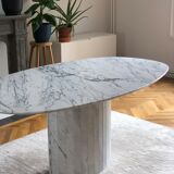 Table marble arabescato Italy vintage