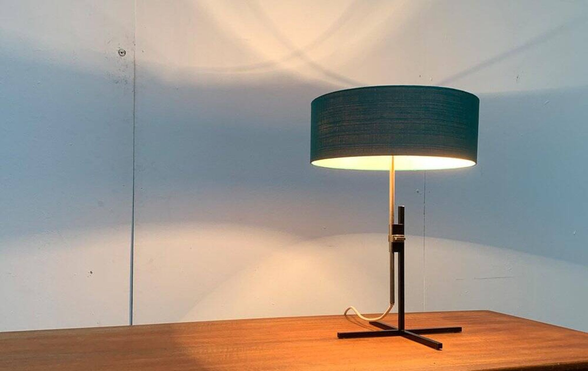 Mid-century minimalist table lamp by Kaiser Idell / Kaiser Leuchten.