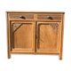 Art deco sideboard shell handles