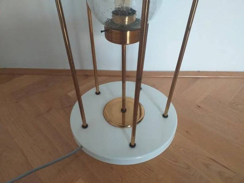 Midcentury Floor Lamp Sputnik, Kamenicky Senov, 1970s