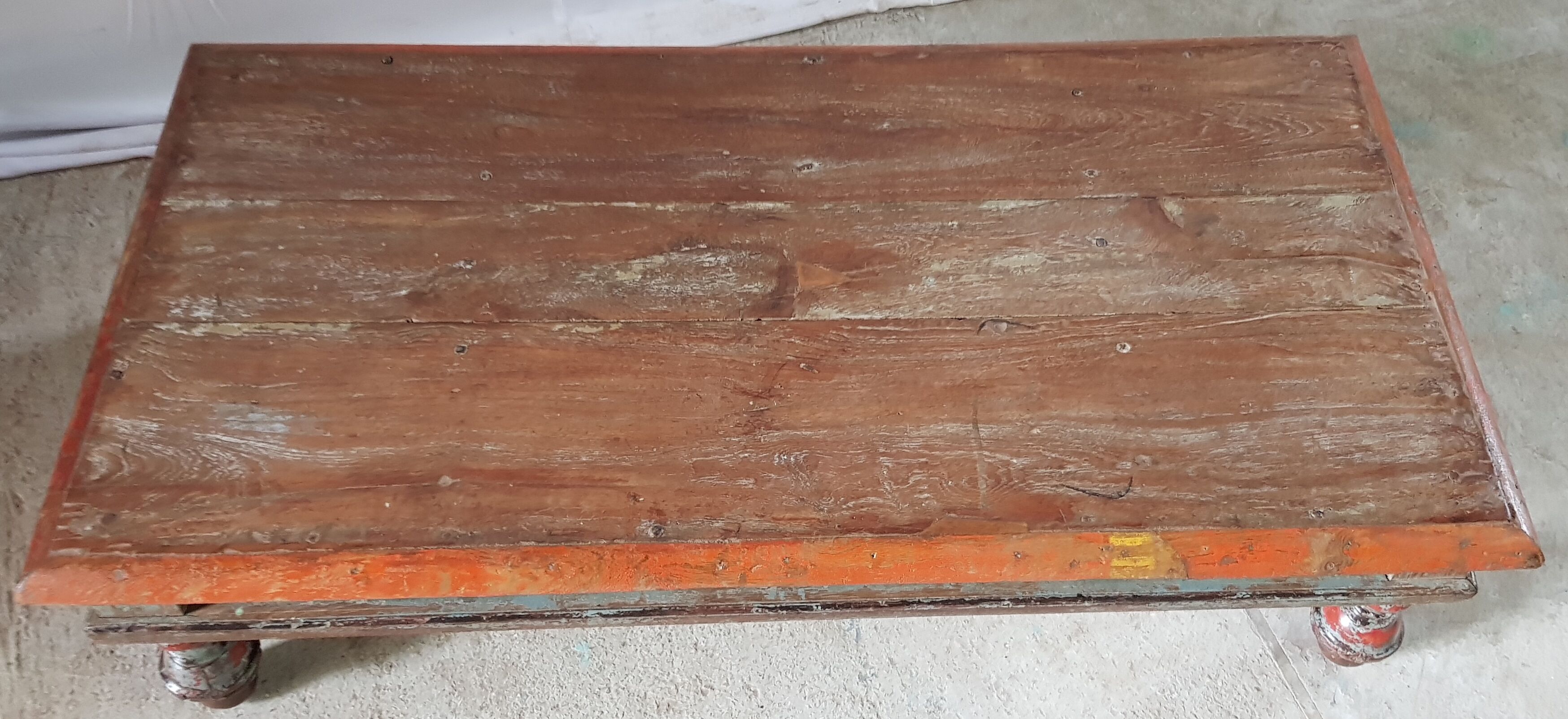 Old teak coffee table