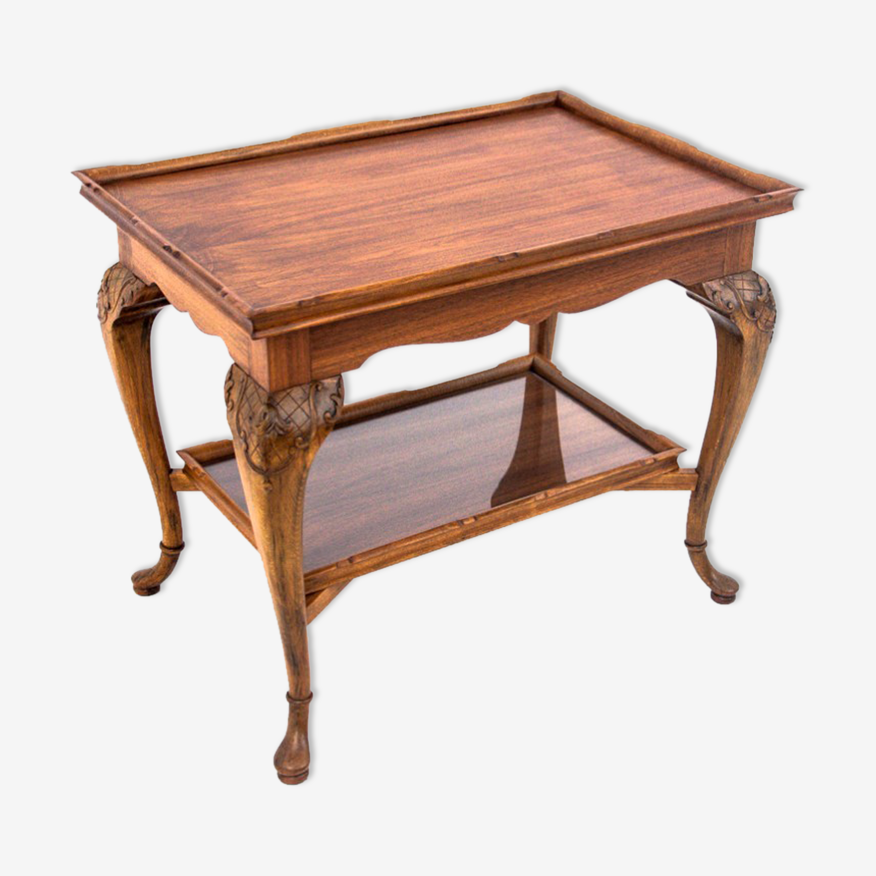 Table - bar sec avec plateau, france vers 1900. après rénovation. | Selency