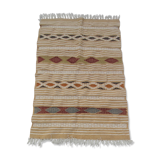 Handmade ethnic multicolored rug