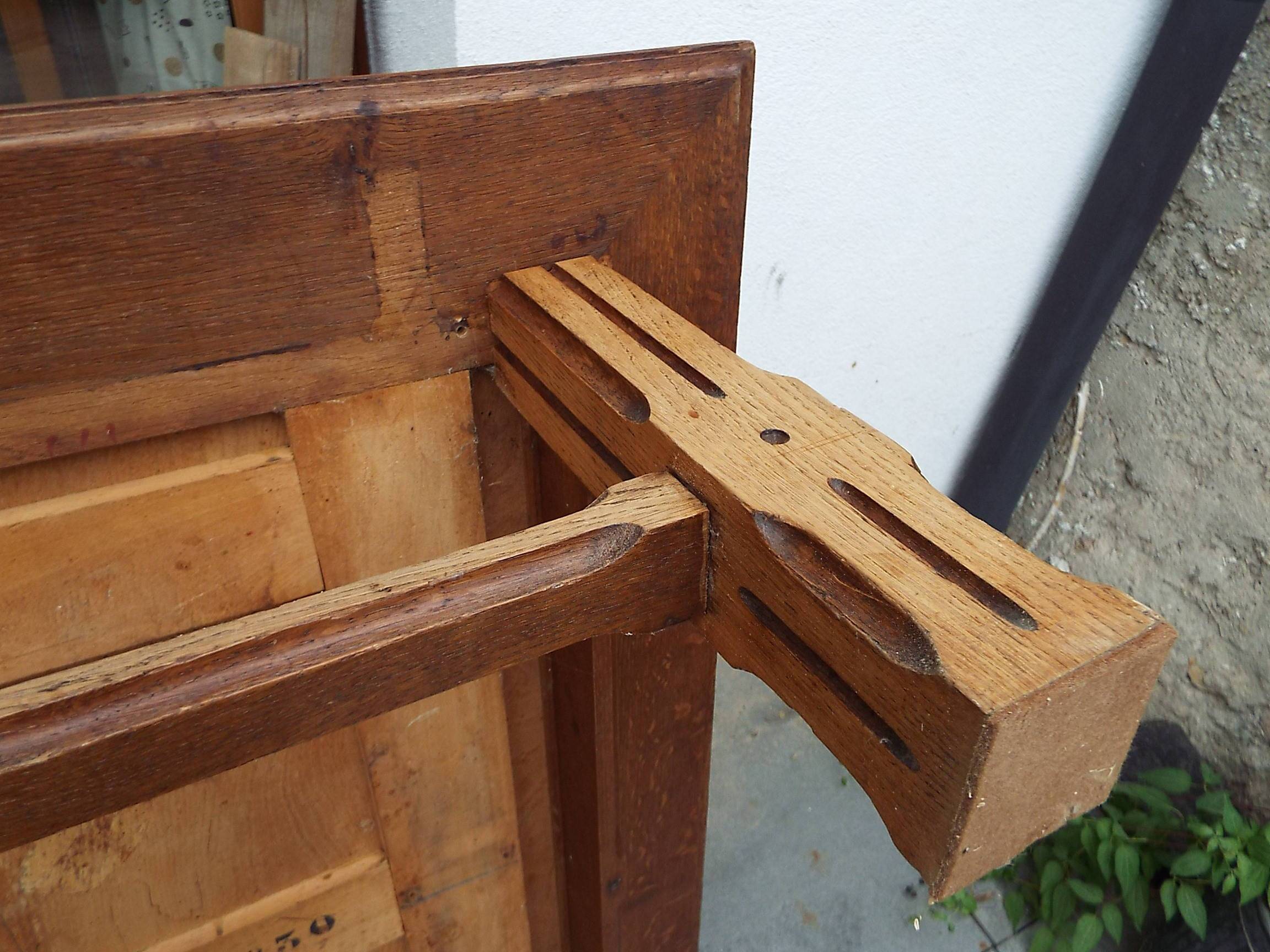 Square wooden coffee table