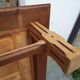 Square wooden coffee table