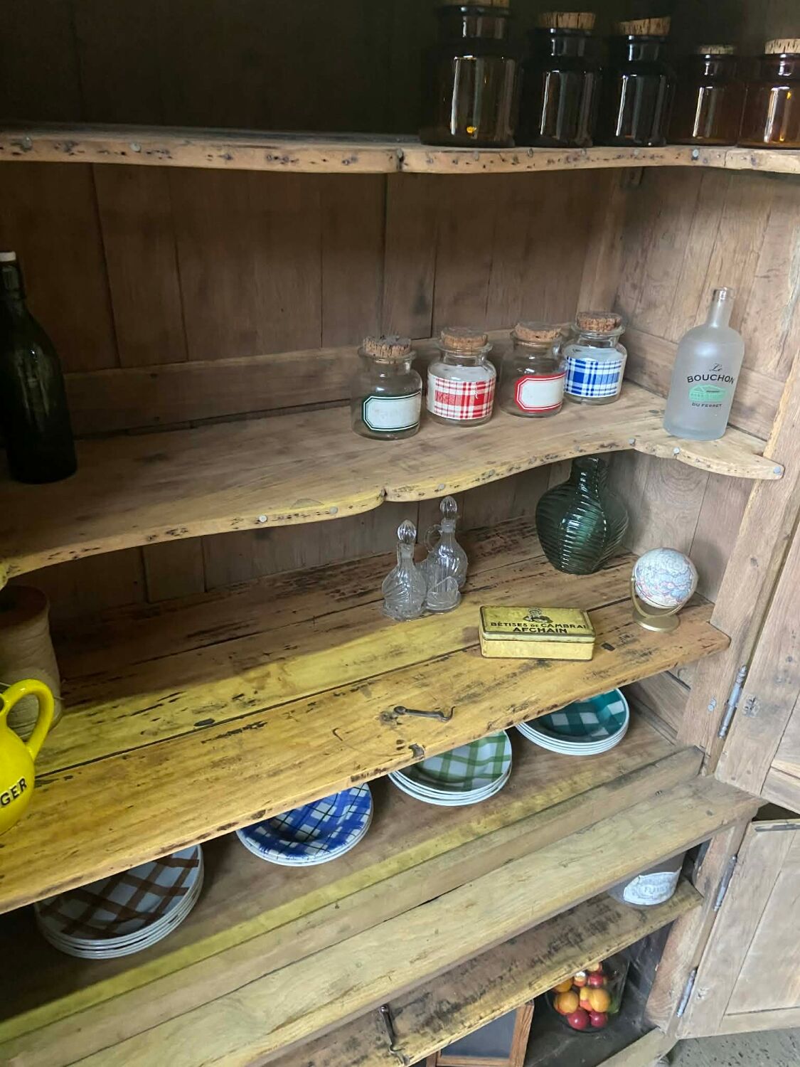 Large antique wooden dresser