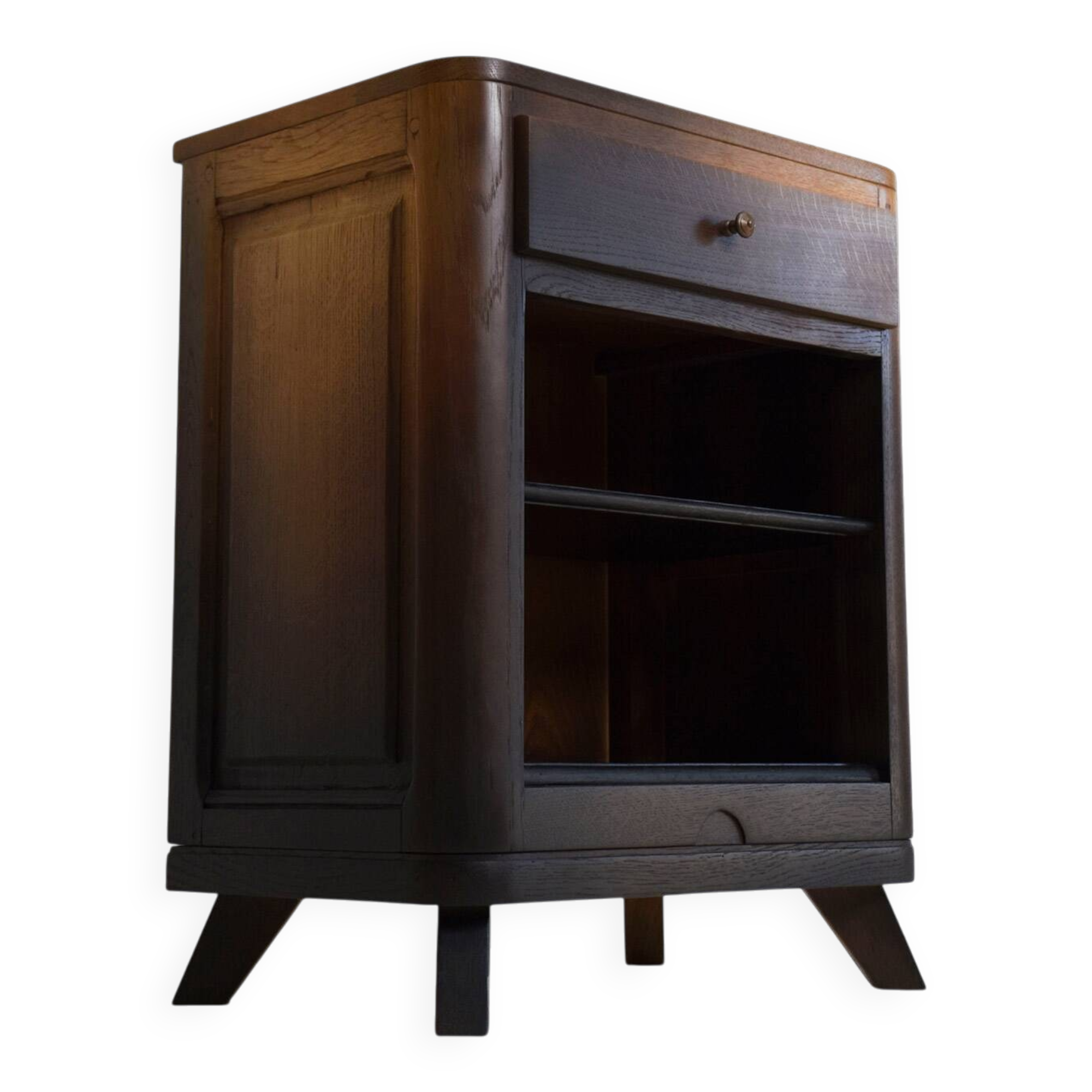 Chest of drawers, small piece of solid oak furniture, jam cabinet.