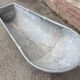 Baignoire adulte zinc galvanisee vintage 1940
