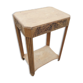 Console à tiroir art déco années 30 en chêne