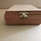 Solid wood jewelry box