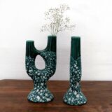 Vintage asymmetrical candlesticks