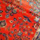 Handmade antique Persian Sarouk rug 4' x 6.4' (122cm x 195cm) 1920s - 1B785