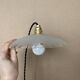 Small antique glass pendant light