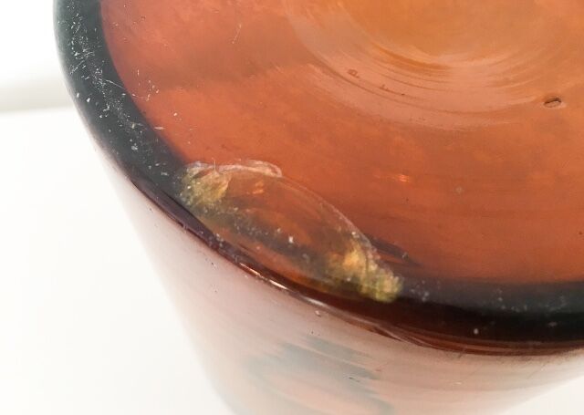 Amber apothecary flask